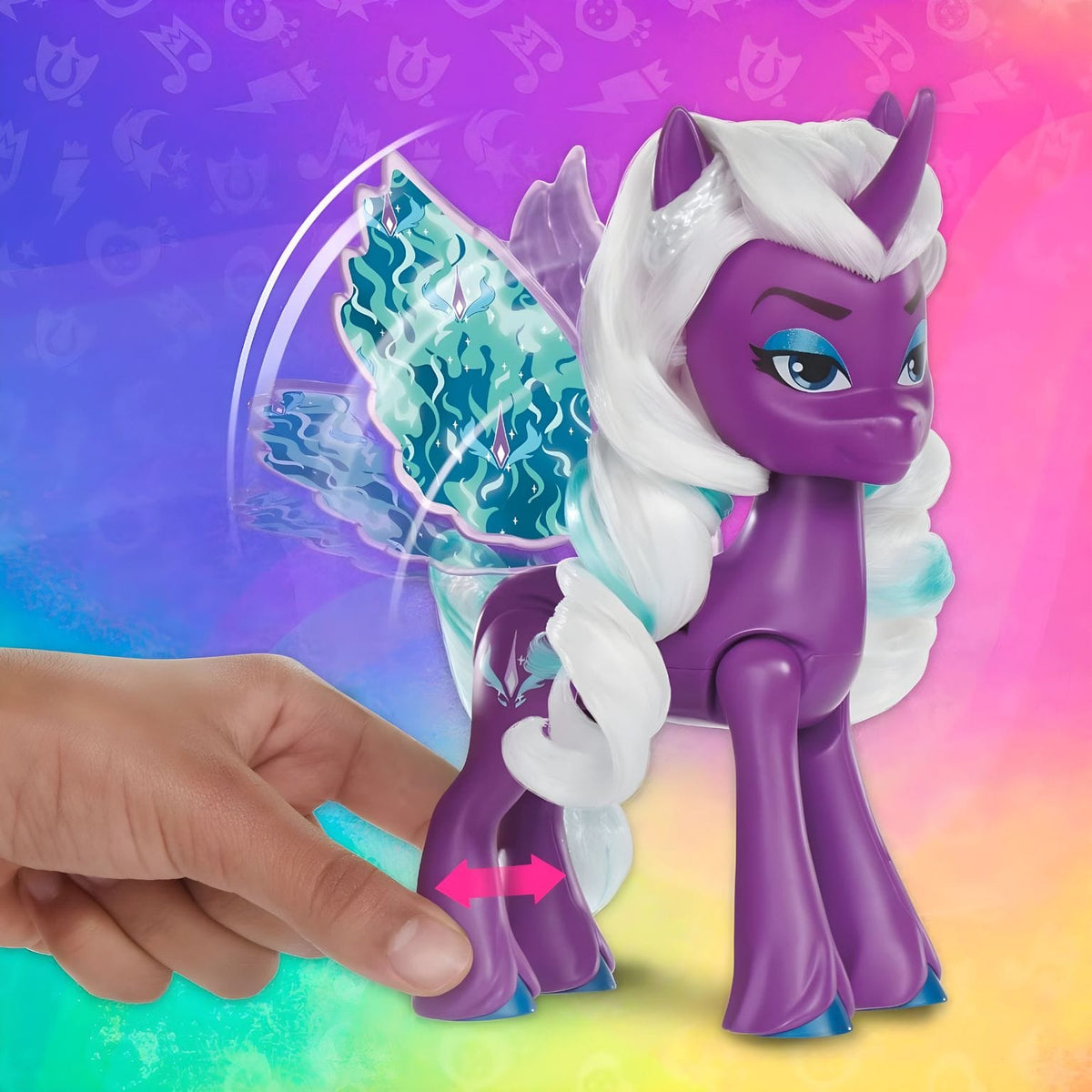My Little Pony Alas Sorpresa Opaline Arcana con cabello para peinar