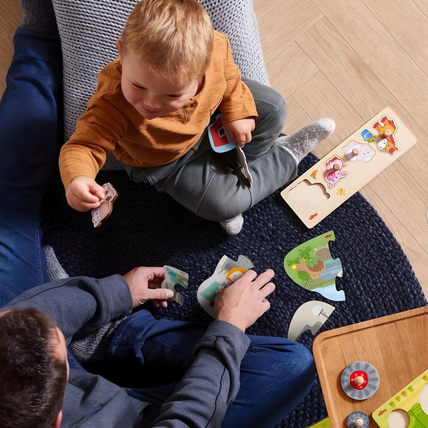 Puzzle de Encaixe Animais bebé da Quinta em imagem adicional