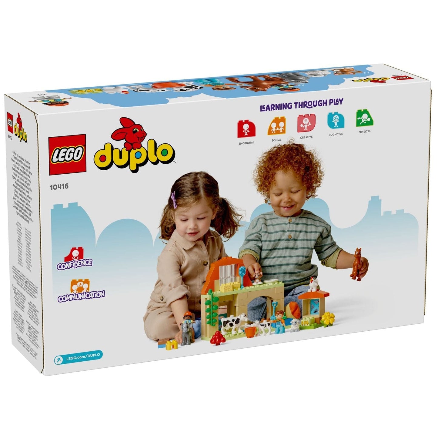 Apresentamos Lego Duplo Cuidar dos Animais na Quinta com o SKU 661041624 recomendado para + 2 anos