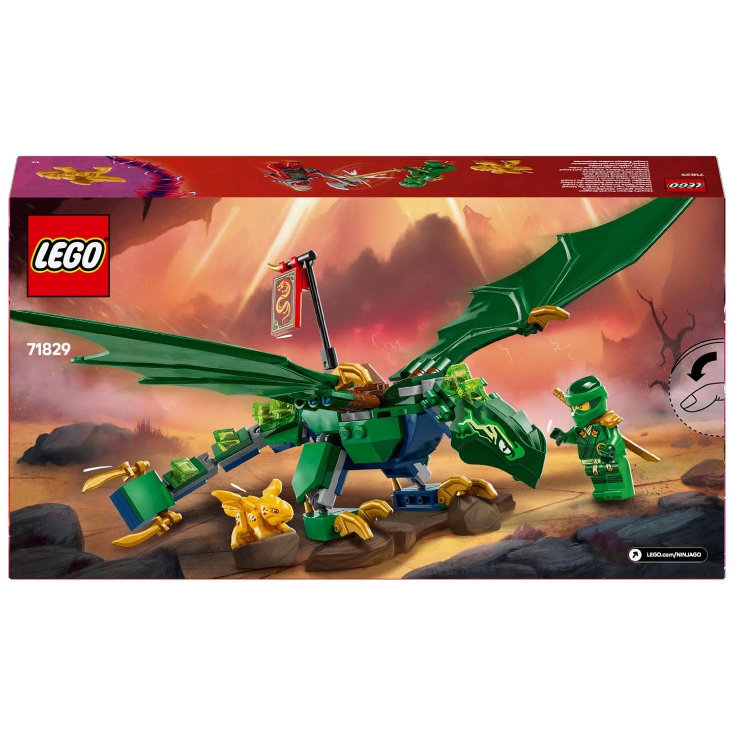 Apresentamos Lego Ninjago - Dragão da Floresta Verde do Lloyd com o SKU 667182925 recomendado para + 6 anos