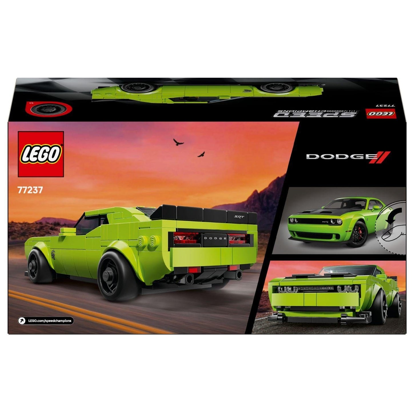 Apresentamos Lego Speed Champions - Carro Desportivo Dodge Challenger SRT Hellcat com o SKU 667723725 recomendado para + 7 anos