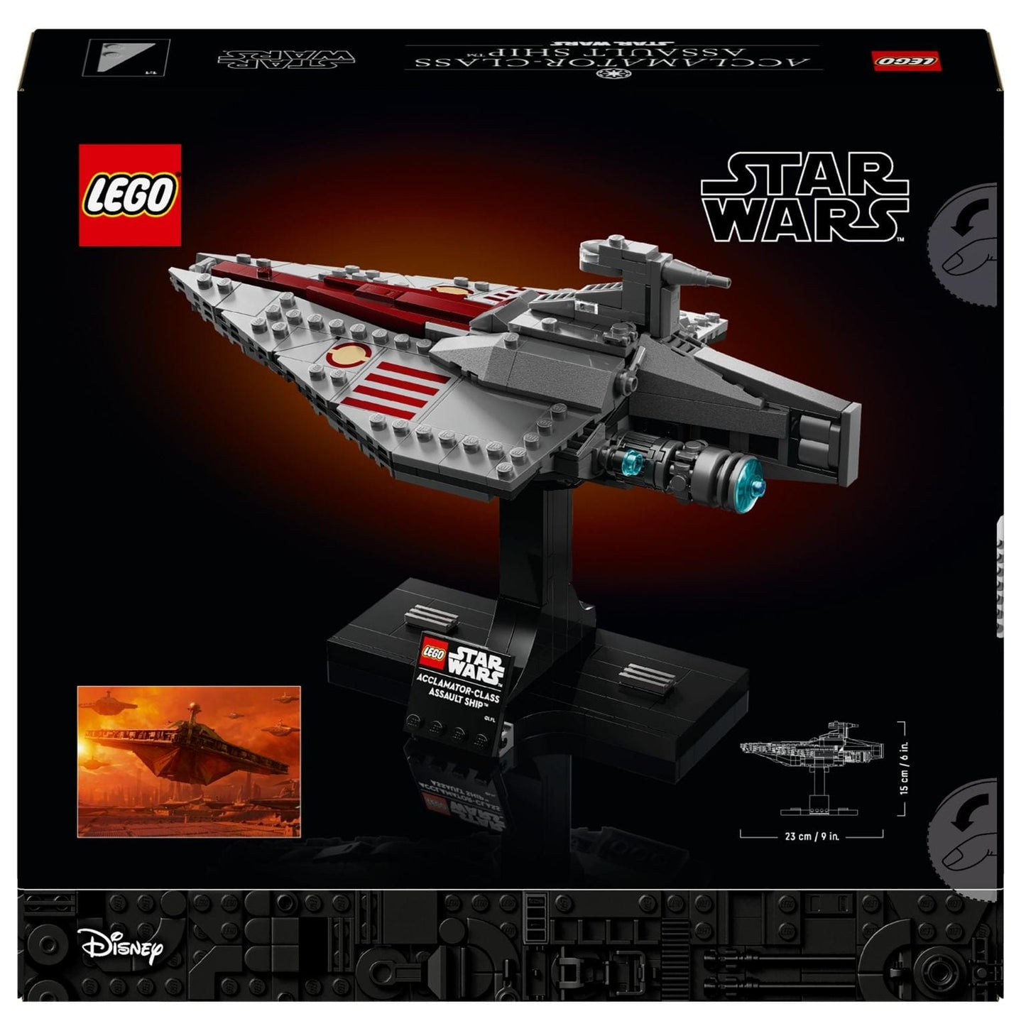 Apresentamos Lego Star Wars Nave de Assalto de Classe Acclamator com o SKU 667540425 recomendado para + 14 anos
