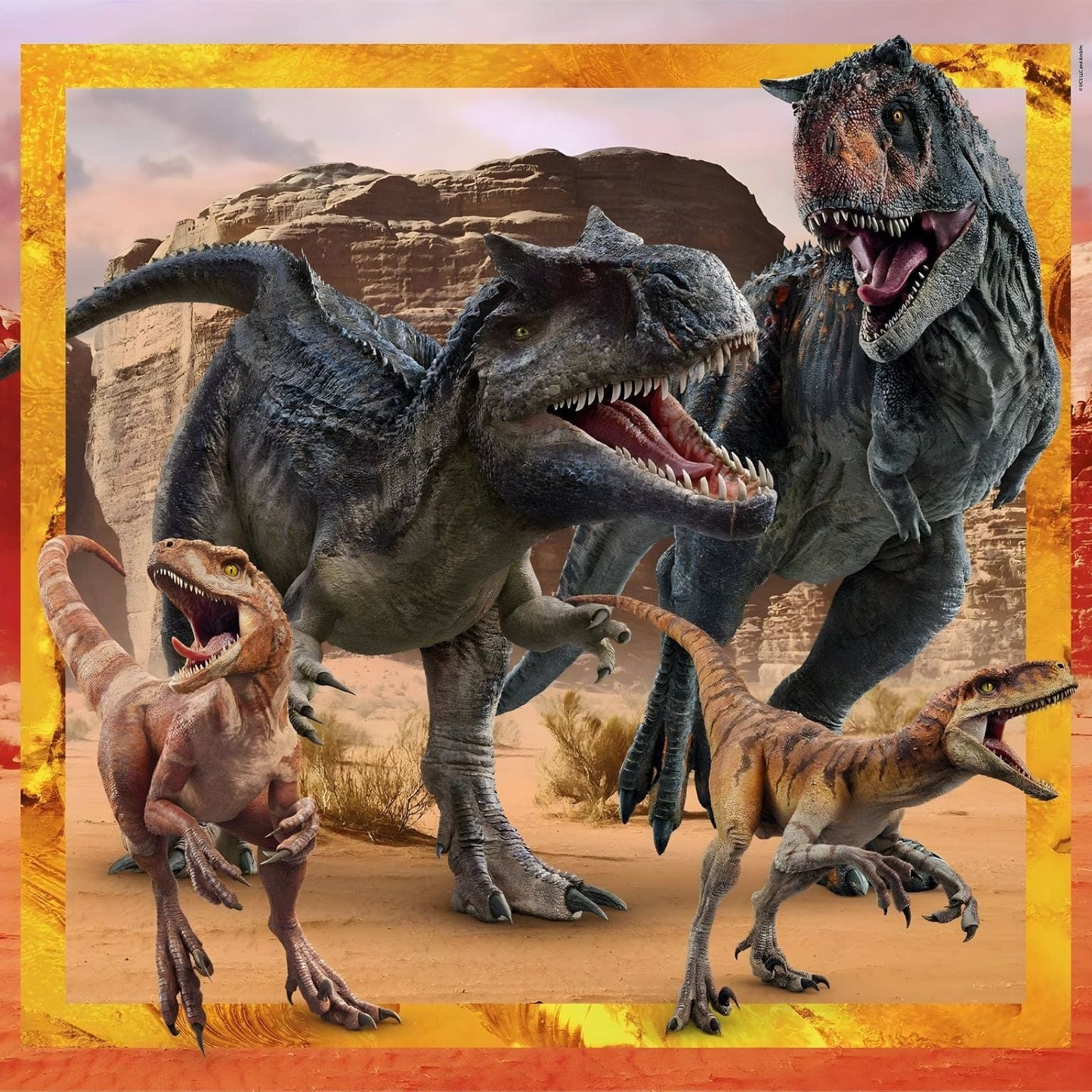 Apresentamos Puzzle Jurassic World 3 x 48 com o SKU 852531425 recomendado para + 5 anos
