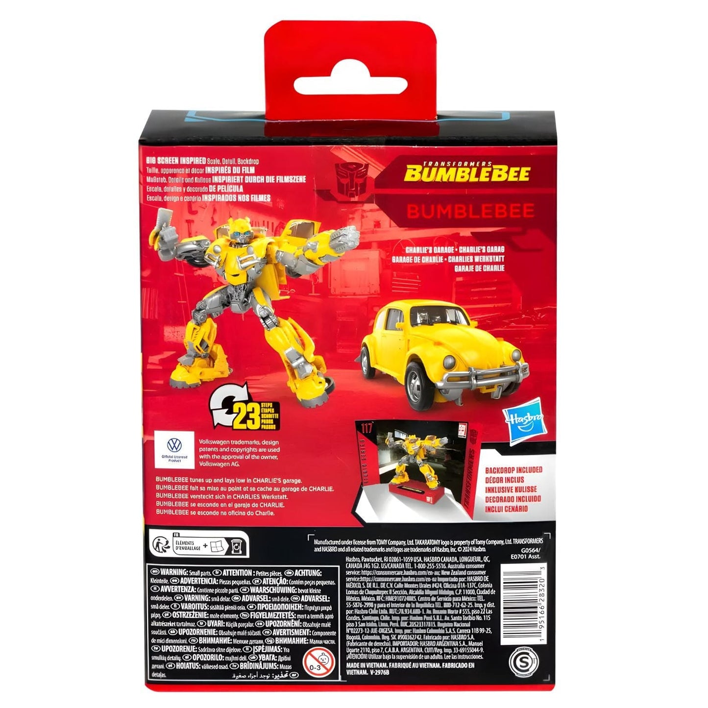 Apresentamos Transformers Studio Series Bumblebee com o SKU 86056425 recomendado para + 8 anos