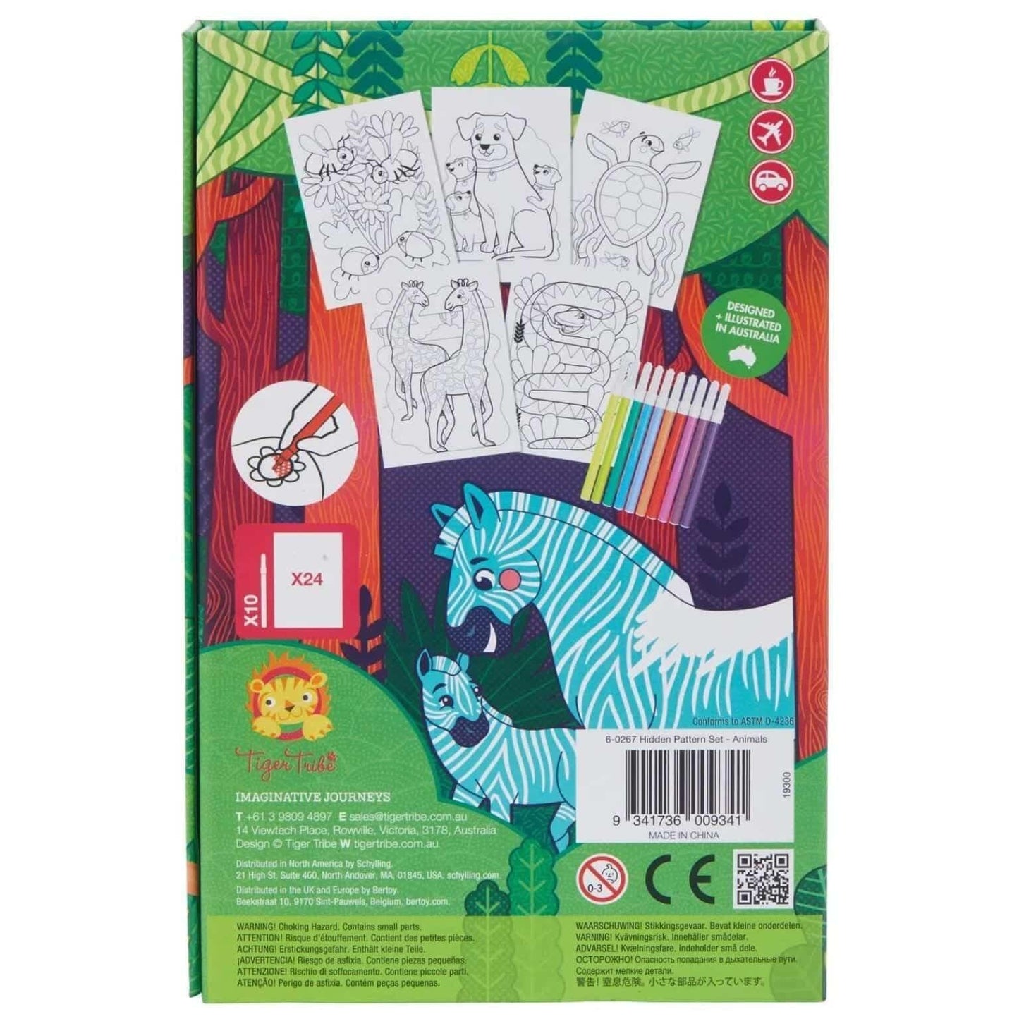 Apresentamos Conjunto Colorir Animais com o SKU 836026722 recomendado para + 3 anos