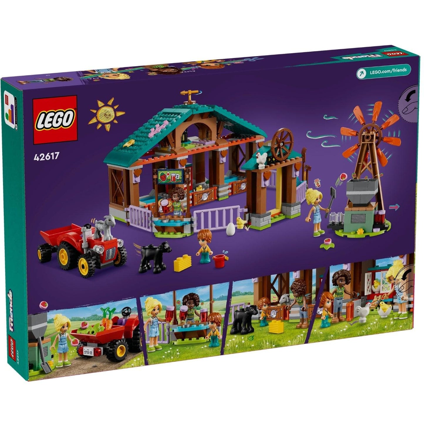 Apresentamos Lego Friends Santuário de Animais da Quinta com o SKU 664261724 recomendado para + 6 anos