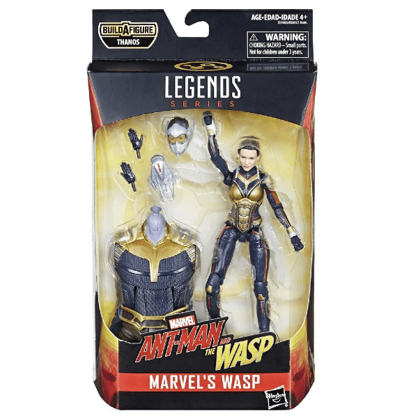 Apresentamos Marvel Legends Wasp com o SKU 90085719 recomendado para + 3 anos