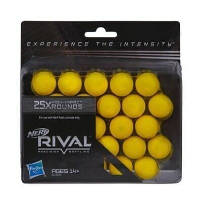 Apresentamos Nerf Rival Refil com 25 projéteis com o SKU 90158919 recomendado para + 14 anos