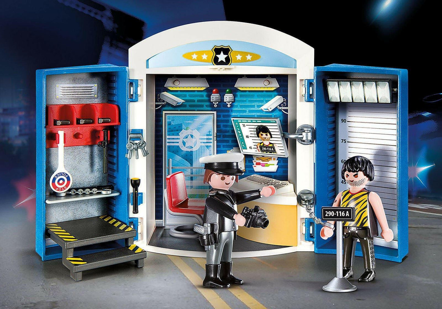 Apresentamos Playmobil Cofre da Polícia com o SKU 657030621 recomendado para + 4 anos