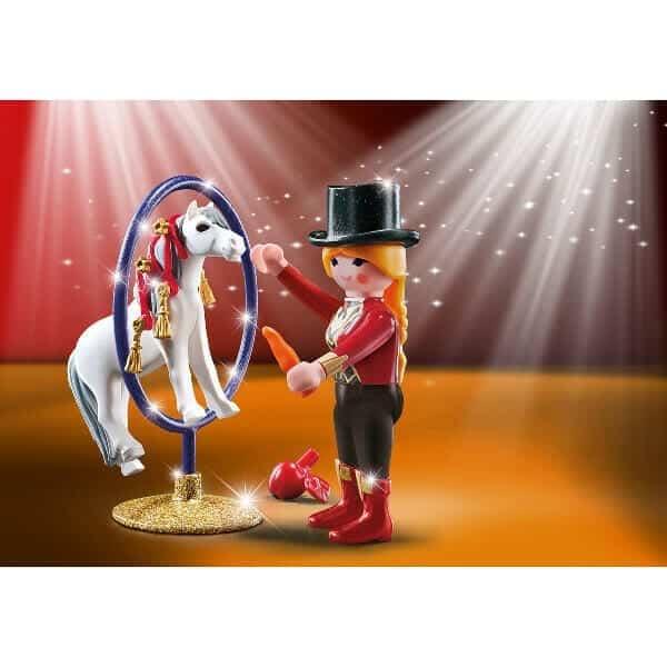 Apresentamos Playmobil Domadora de cavalos com o SKU 657087422 recomendado para + 4 anos