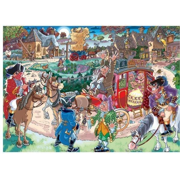 Apresentamos Puzzle Wasgij? 1000 pçs - Highway Hold-up! com o SKU 81918023 recomendado para + 12 anos