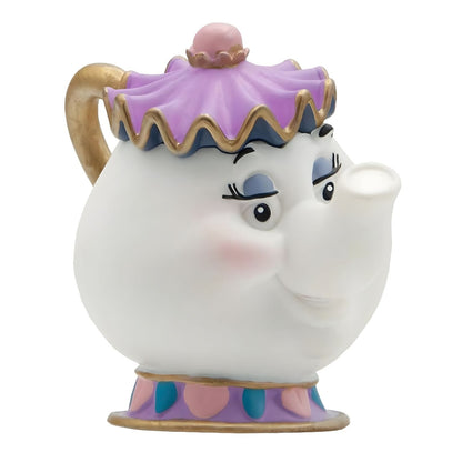 Figura Sra. Potts La Bella y la Bestia Disney para historias de castillo encantado