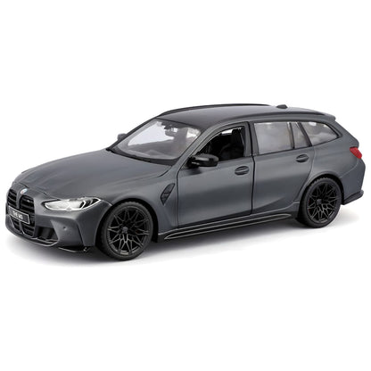 BMW M3 Touring 2023 cinzento mate visto de lado