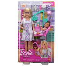 Barbie Quero ser Dentista com cadeira de dentista e acessórios de consulta