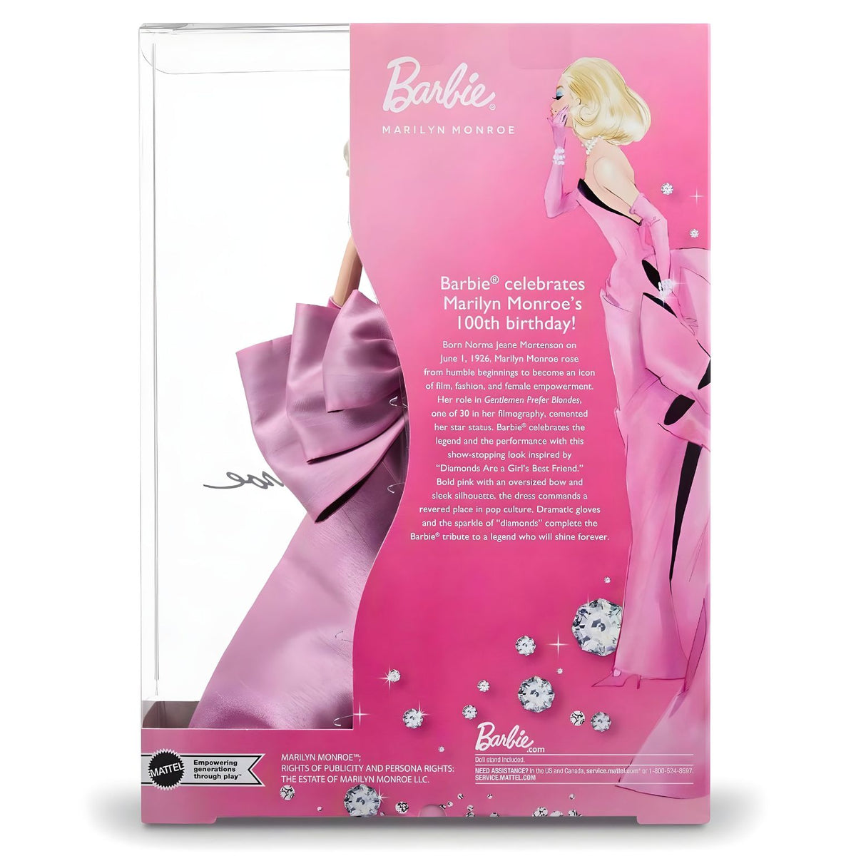 Edição Barbie Signature Marilyn Monroe comemorativa do centenário