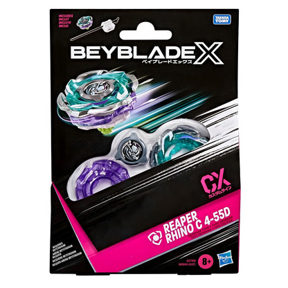 Beyblade X Reaper Rhino C 4-55D — imagen principal del set CX de Hasbro
