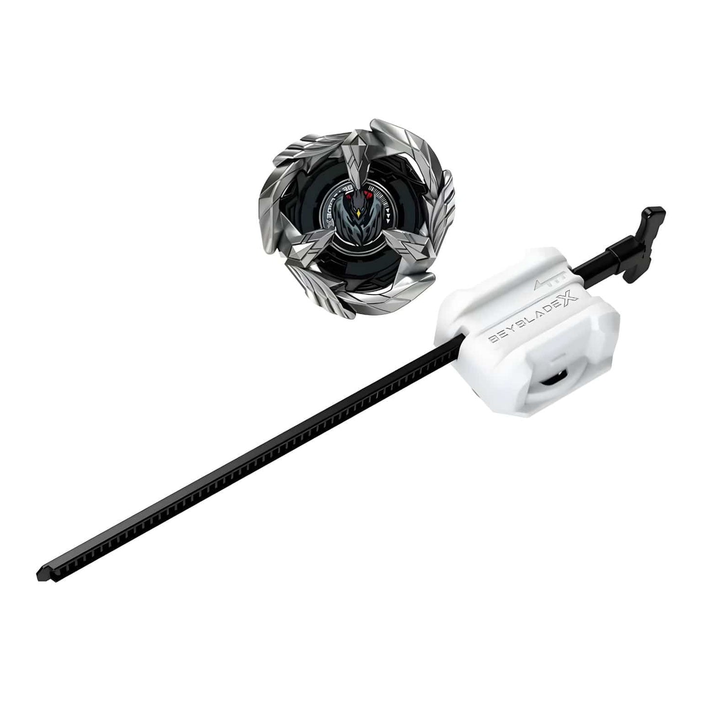 Detalhe do Beyblade Feather Phoenix 2-60NX para batalhas de ação