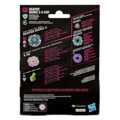 Set de iniciación Beyblade X Reaper Rhino C 4-55D — fotografía complementaria