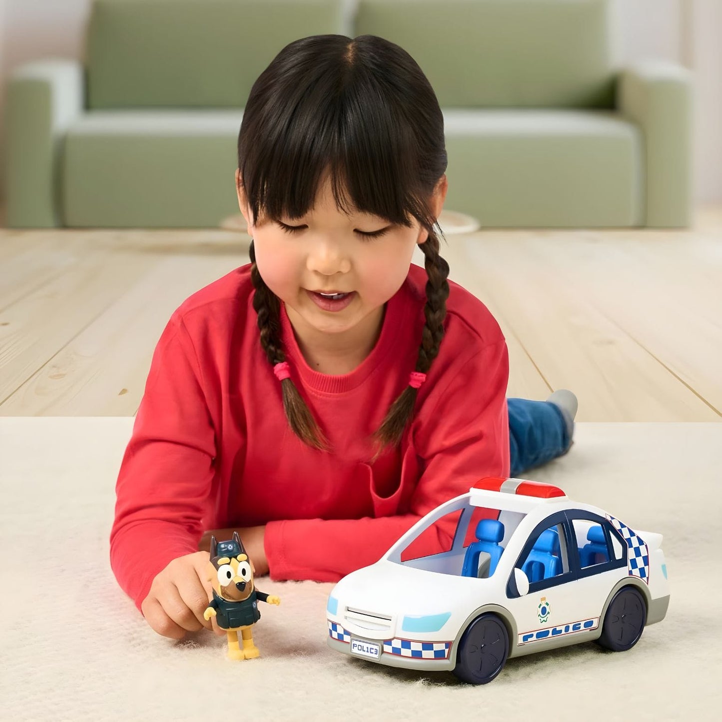 Veículo Bluey para aventuras imaginativas em família