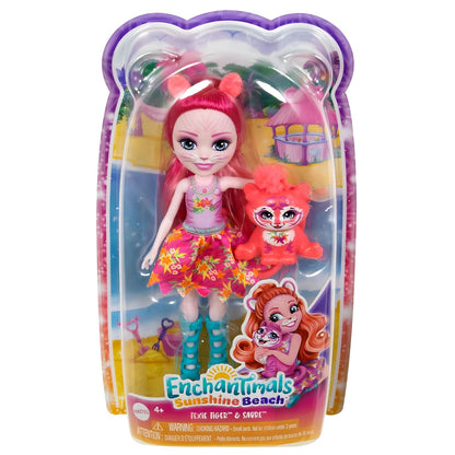 Boneca Enchantimals - Texie Tiger e Sabre