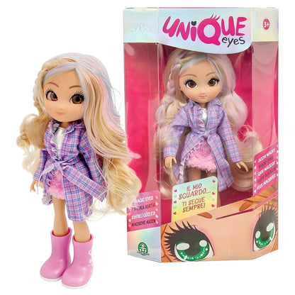 Muñeca Unique Eyes Rebecca con pelo largo