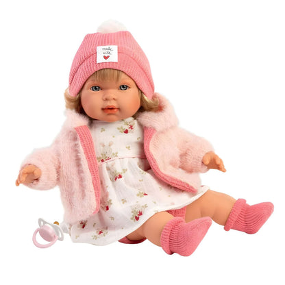 Muñeca Carla Llorona de 42 cm con expresión cariñosa