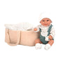 Boneca Elegance verde com alcofa