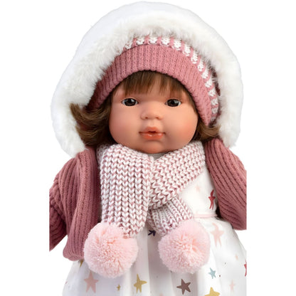 Muñeca Lola Llorona 38 cm presentada como regalo afectivo para niños