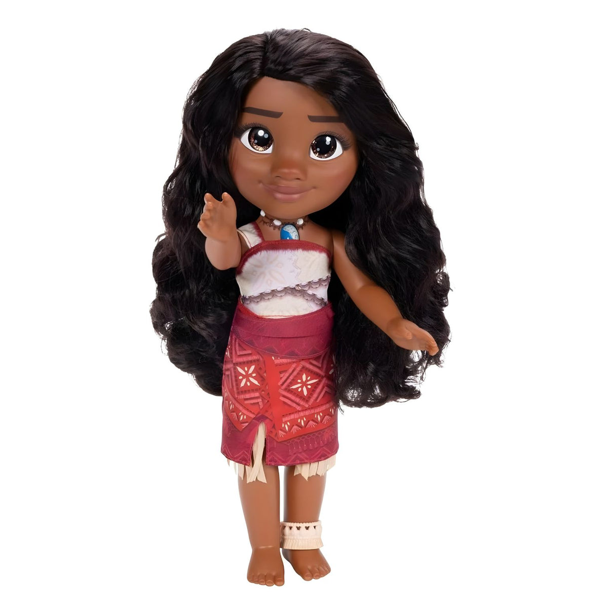 Boneca Vaiana 2 Princesas Disney em pose de aventura