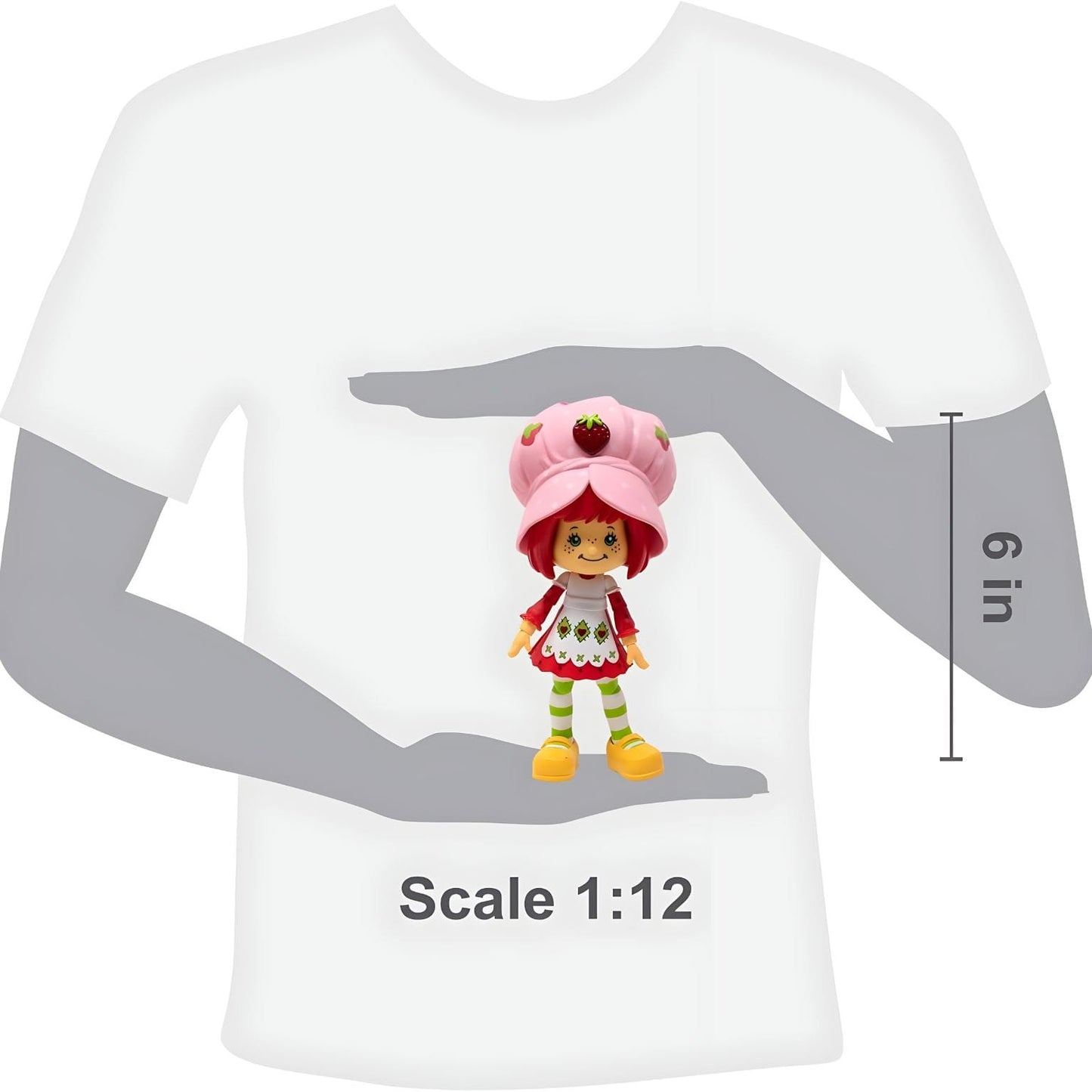 Conjunto Strawberry Shortcake e Custard pensado para amizade e faz de conta
