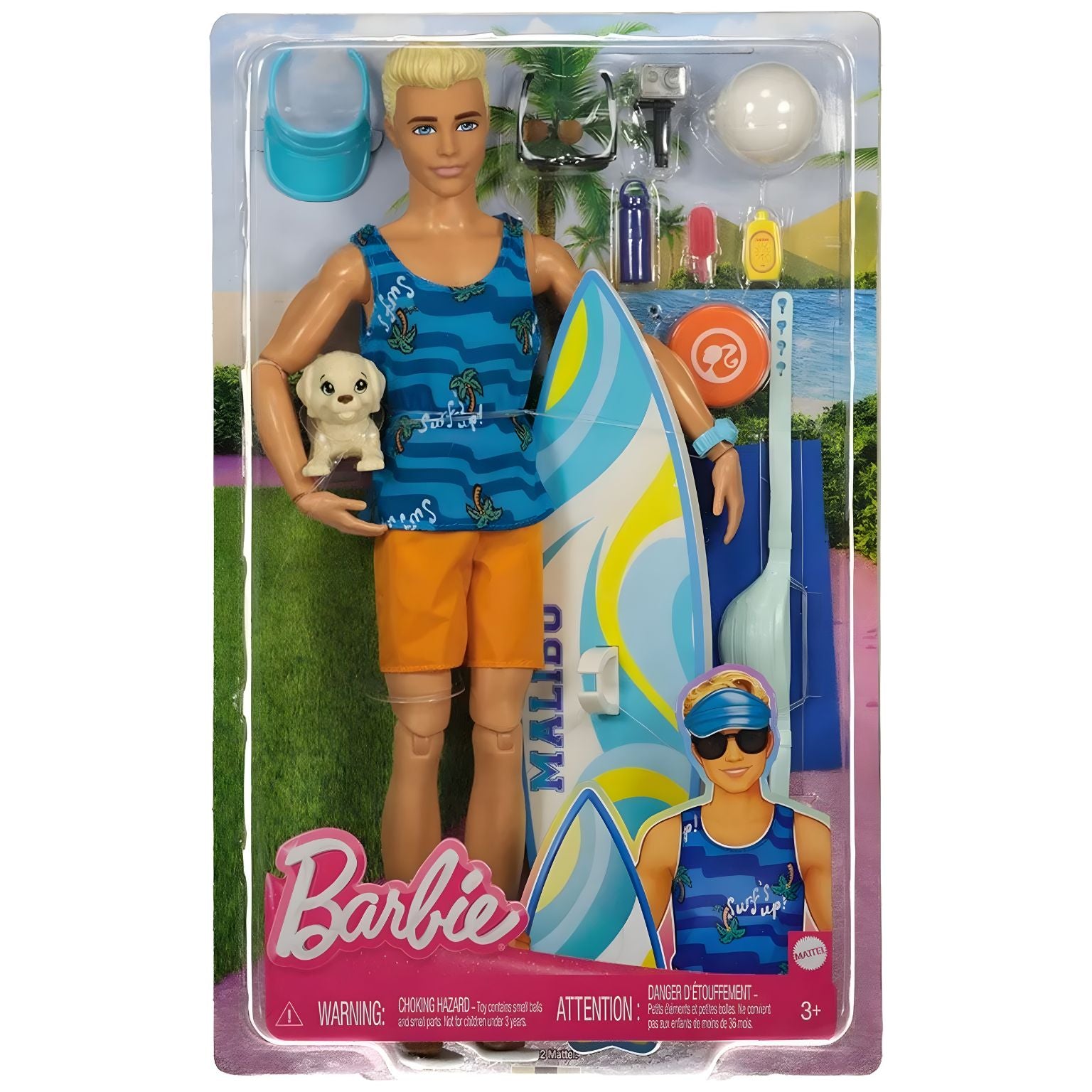 Boneco Ken da Barbie – Prancha de Surf