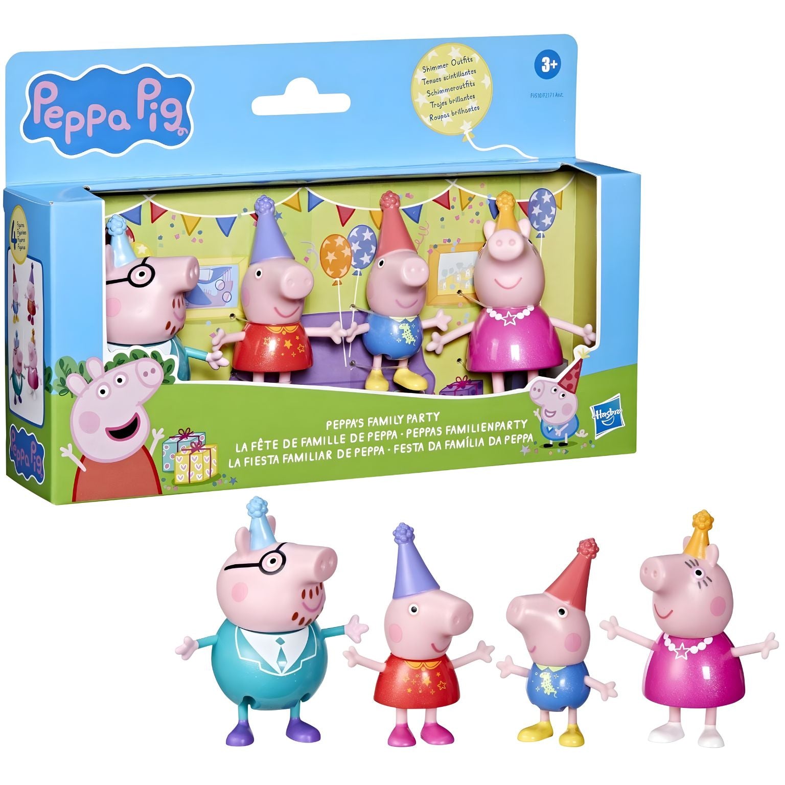 Brinquedos da Porquinha Peppa - Conjunto Família