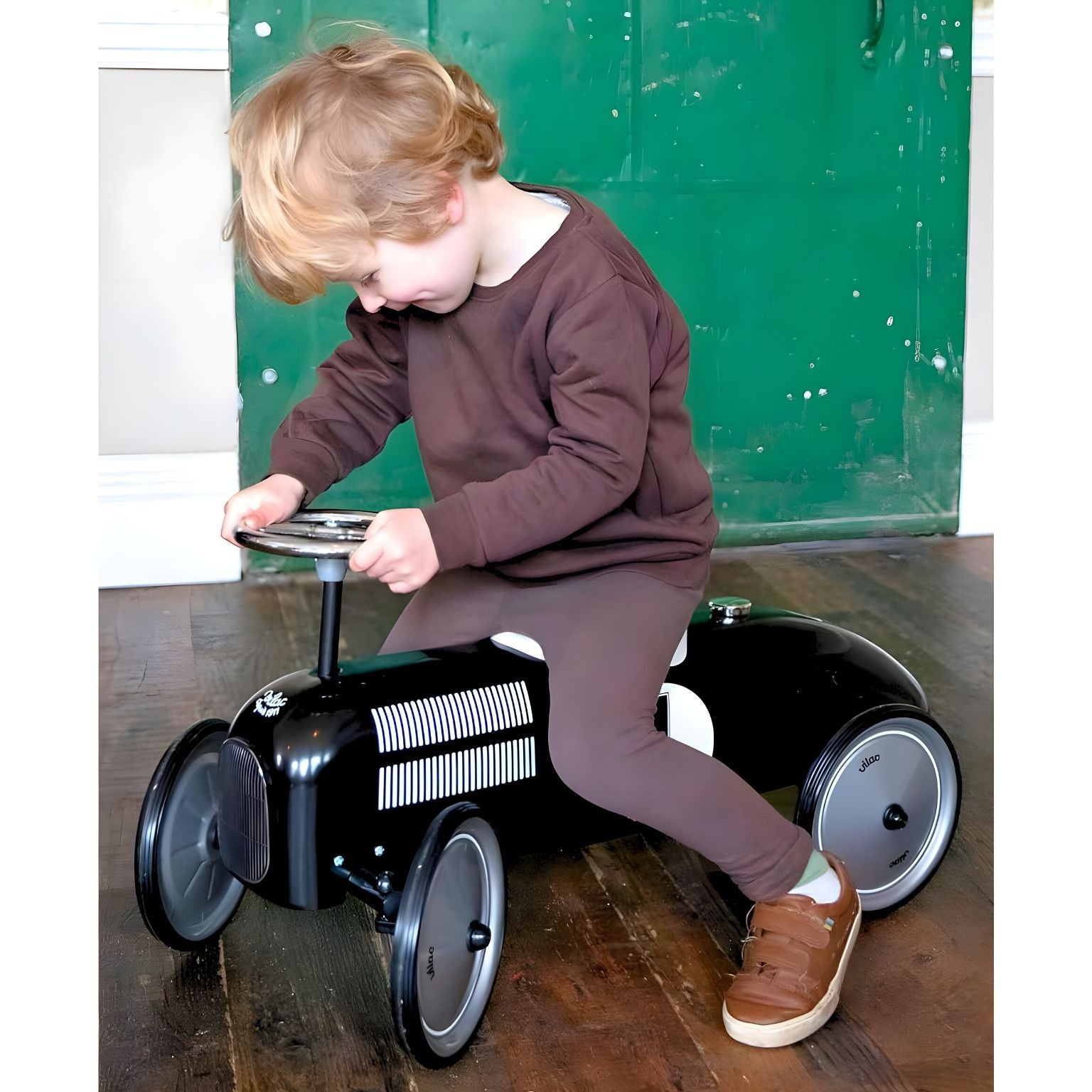 Carro de metal Vintage Preto