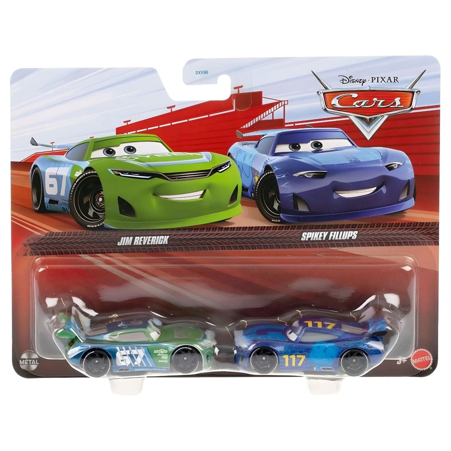Pack Cars Disney com Jim Reverick e Spikey Fillups
