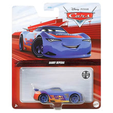 Cars Disney Barry DePedal Mattel azul e laranja personagem de corrida Disney Pixar Cars