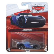 Cars Disney Jackson Storm preto com detalhes azuis inspirado em corridas Disney Pixar Cars