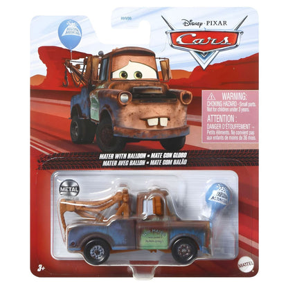 Cars Disney Mate con globo azul de Disney Pixar Cars juguete Mattel