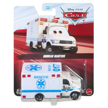 Cars Disney Morgan Martins ambulância branca e azul do universo Disney Pixar Cars
