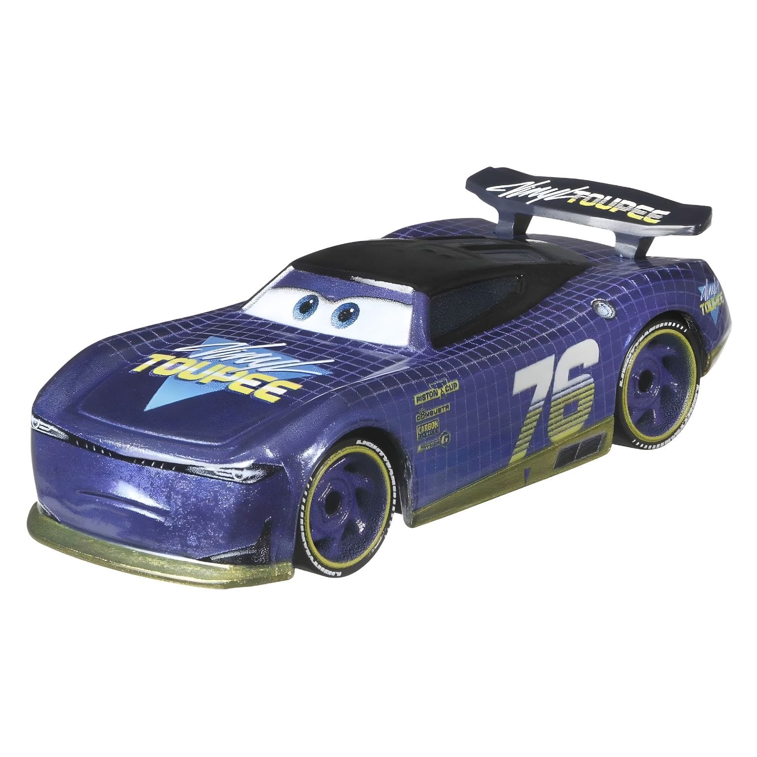 Figura Cars Disney Will Rusch vista de frente na embalagem