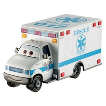 Cars Disney Morgan Martins ambulância branca e azul do universo Disney Pixar Cars