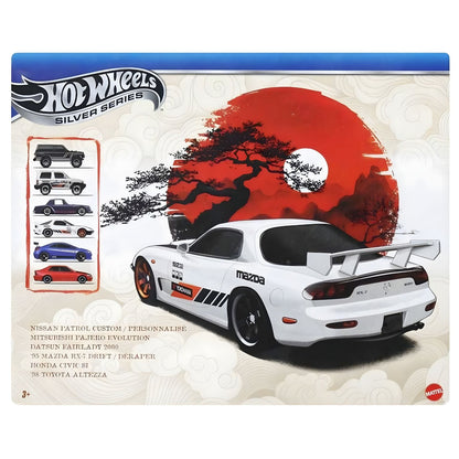 Conjunto Hot Wheels Streets of Japan Multipack con embalaje temático
