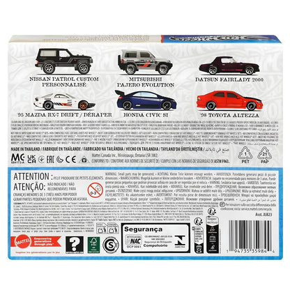 Detalle del Conjunto Hot Wheels Streets of Japan Multipack para fans de colección