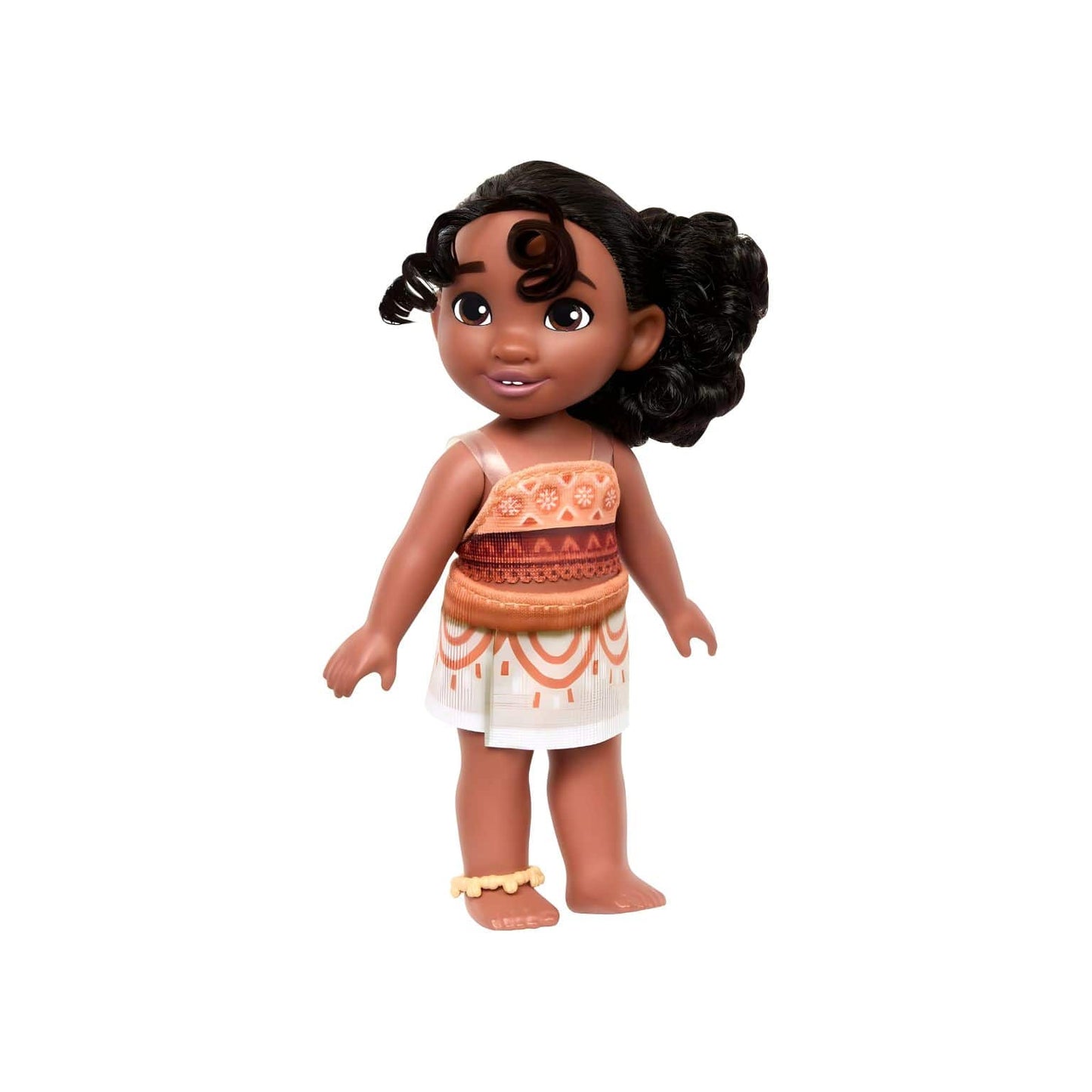 Detalhe do conjunto Princesa Disney Vaiana para faz de conta