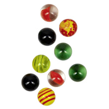 Conjunto de berlindes Dinossauro Verde da Spiegelburg em tubo com berlindes coloridos