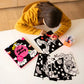 Conjunto de colorir Lily em veludo