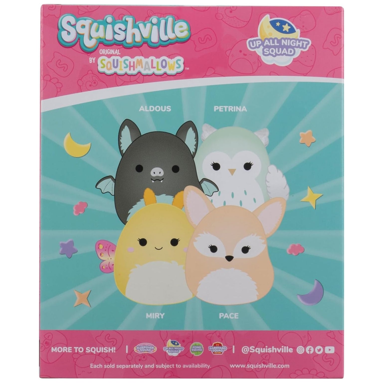 Squishville Mini Squishmallows - Esquadrão Nocturno