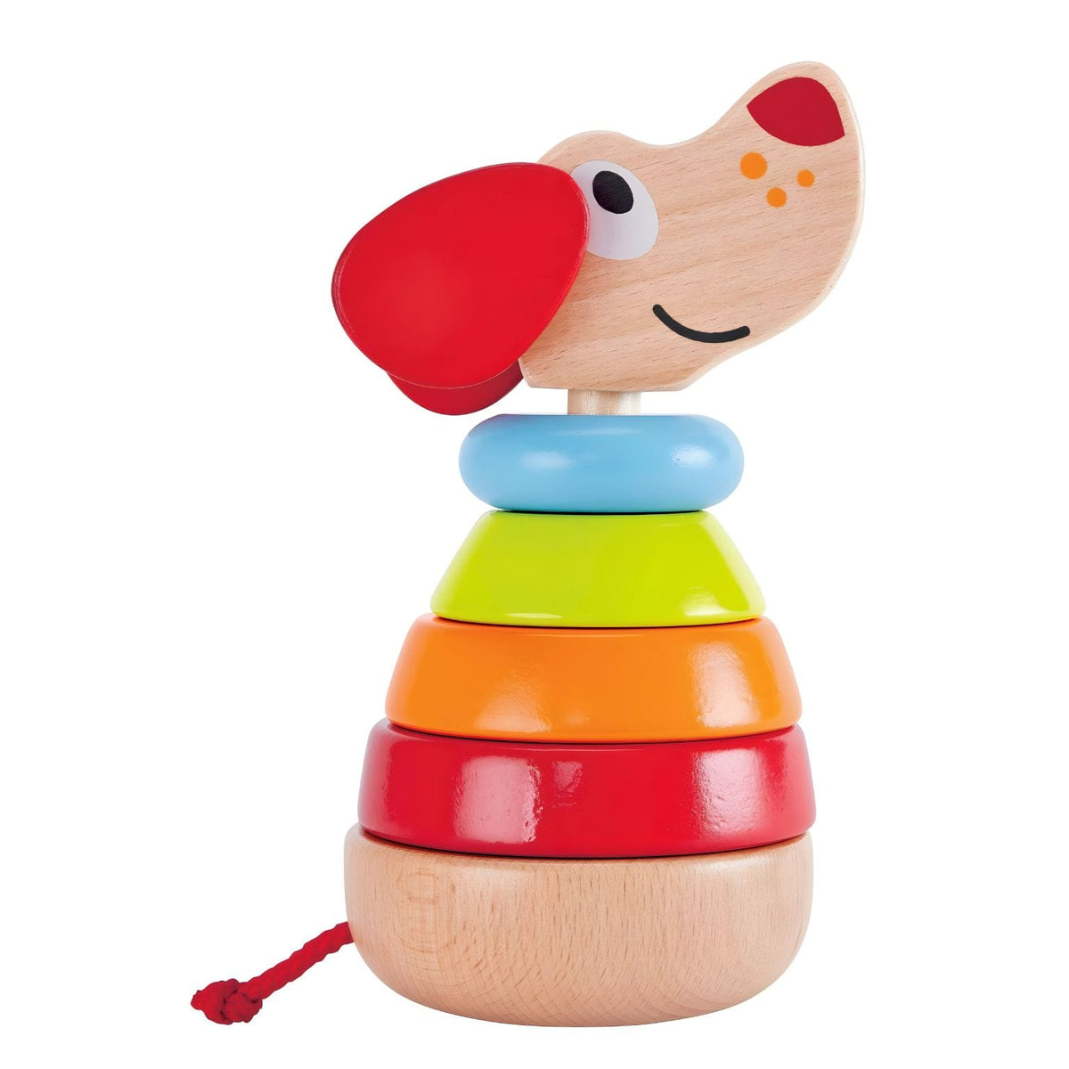 Juguete de apilar Pepe Hape con piezas de colores