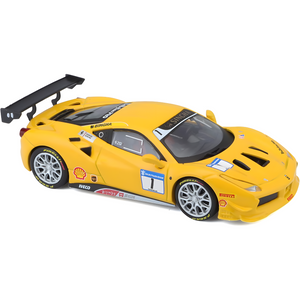 carro de brincar Ferrari Racing 488 Challenge Amarelo 1/43