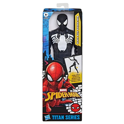 Figura Spider-Man Black Suit Spider-Man en destaque