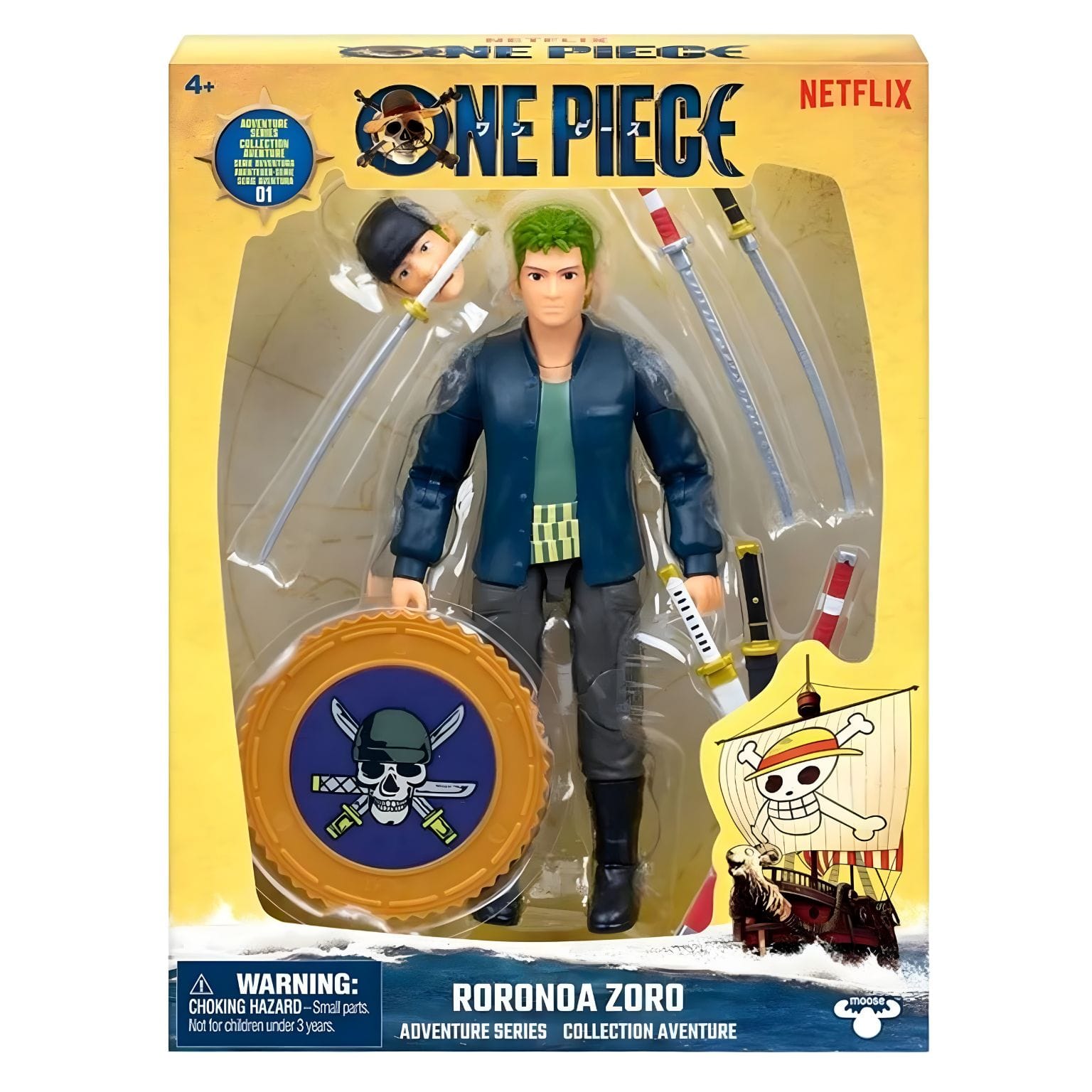 Figura One Piece Zoro para coleção e brincadeiras de aventura anime